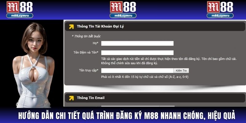 Hướng dẫn chi tiết quá trình đăng ký M88 nhanh chóng, hiệu quả