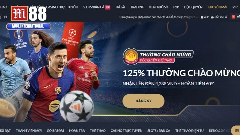 Khám phá hệ thống khuyến mãi M88 đa dạng bậc nhất