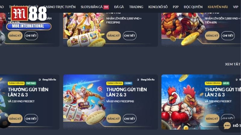 Thưởng gửi tiền lần 2 và 3 – Ưu đãi độc quyền cho thành viên mới