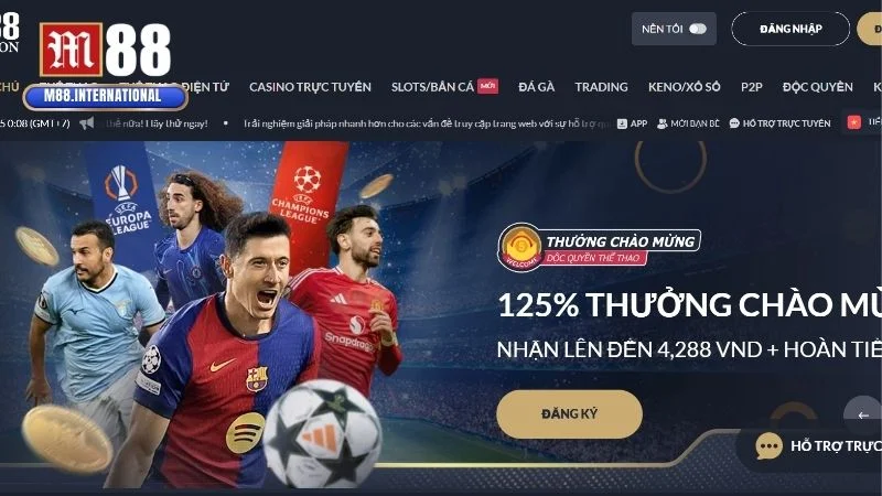 Về chúng tôi - M88 là sân chơi được ưa chuộng nhất hiện nay